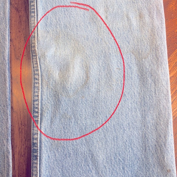 BUZZ18 lk REDONE vintage #00s #y2k Levi’s 501 beaded fringe jeans 1 pair online! - Picture 8 of 11